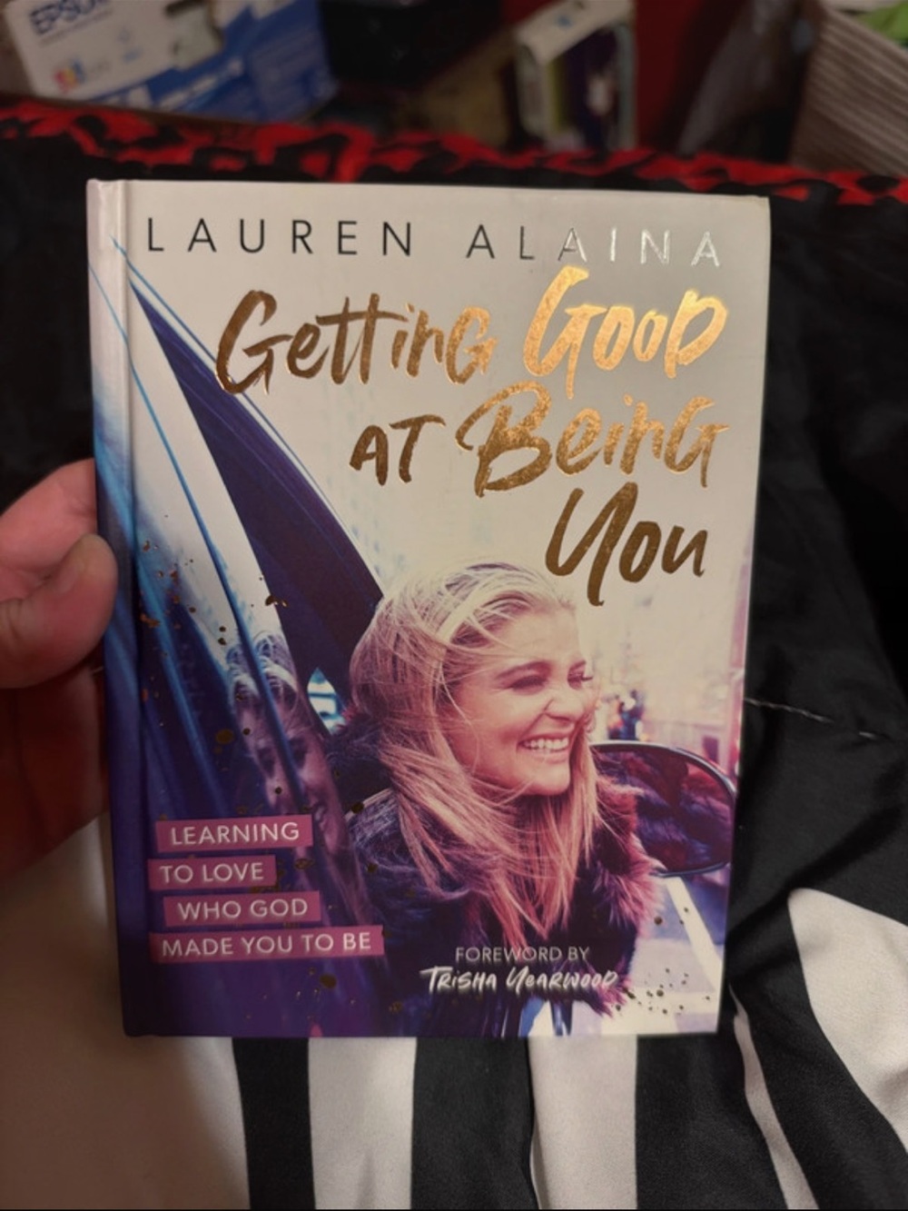 Getting Good At Being You Hardcover Book - Purple, Gold